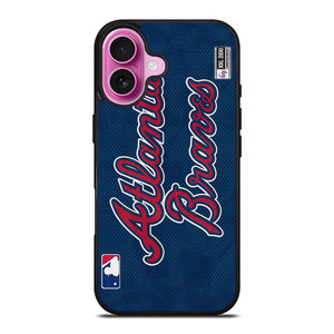 ATLANTA BRAVES BASEBALL KIT EMBLEM iPhone 16 Plus Case Cover