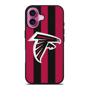 ATLANTA FALCONS FOOTBALL STRIPE LOGO iPhone 16 Plus Case Cover ATLANTA FALCONS FOOTBALL STRIPE LOGO iPhone 16 Plus Case Cover