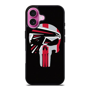 ATLANTA FALCONS FOOTBALL TEAM SKULL iPhone 16 Plus Case Cover