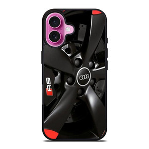 AUDI RS BLACK RED WHEEL iPhone 16 Plus Case Cover AUDI RS BLACK RED WHEEL iPhone 16 Plus Case Cover