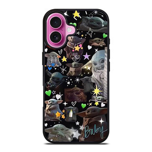 BABY YODA STAR WARS COLLAGE 2 iPhone 16 Plus Case Cover