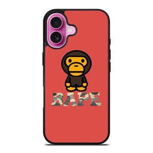 BAPE BABY MILO PINK iPhone 16 Plus Case Cover