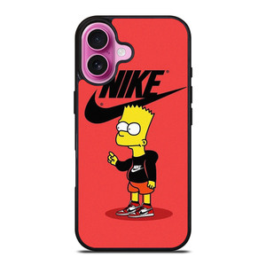 BART SIMPSONS NIKE RED iPhone 16 Plus Case Cover
