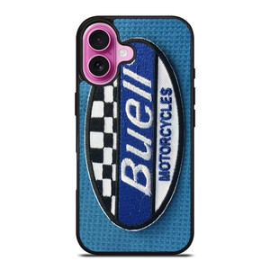 BUELL MOTORCYCLE FABRIC LOGO iPhone 16 Plus Case Cover