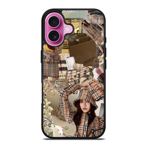 BURBERRY DANIELLE NEWJEANS iPhone 16 Plus Case Cover BURBERRY DANIELLE NEWJEANS iPhone 16 Plus Case Cover