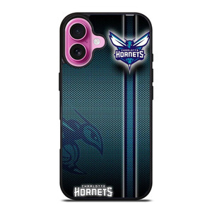 CHARLOTTE HORNETS METAL LOGO iPhone 16 Plus Case Cover