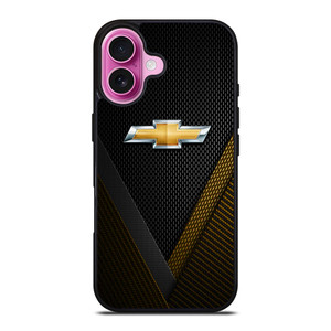 CHEROLET YELLOW CARBON EMBLEM iPhone 16 Plus Case Cover