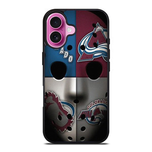 COLORADO AVALANCHE JASON FRIDAY MASK iPhone 16 Plus Case Cover