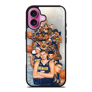 DENVER NUGGETS NBA BASKETBALL SQUAD iPhone 16 Plus Case Cover