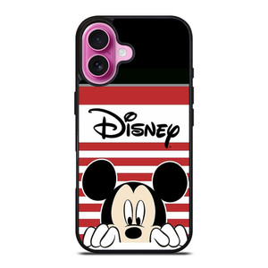 DISNEY MICKEY MOUSE STRIPE iPhone 16 Plus Case Cover