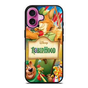 DISNEY ROBIN HOOD CARTOON LOGO iPhone 16 Plus Case Cover