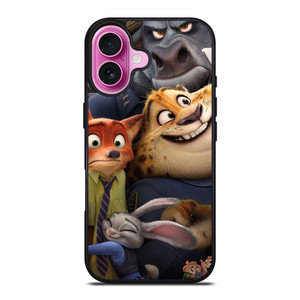 DISNEY ZOOTOPIA CARTOON ALL CHARACTERS iPhone 16 Plus Case Cover