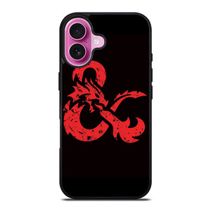 DUNGEONS AND DRAGONS LOGO BLACK iPhone 16 Plus Case Cover