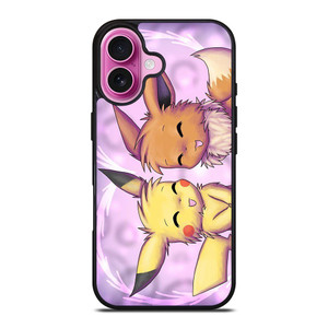 EEVEE PIKACHU POKEMON GAMES iPhone 16 Plus Case Cover EEVEE PIKACHU POKEMON GAMES iPhone 16 Plus Case Cover