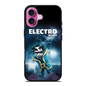 ELECTRO WIZARD CLASH ROYALE GAMES iPhone 16 Plus Case Cover ELECTRO WIZARD CLASH ROYALE GAMES iPhone 16 Plus Case Cover