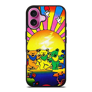 GRATEFUL DEAD DANCING BEARS ART iPhone 16 Plus Case Cover