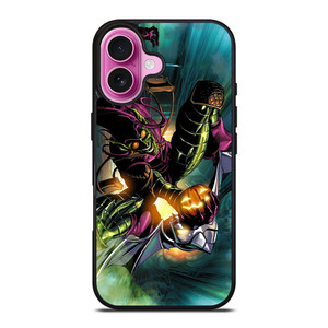 GREEN GOBLIN SPIDERMAN CARTOON iPhone 16 Plus Case Cover