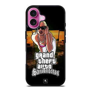 GTA GRAND THEFT AUTO SAN ANDREAS ROCHELLE iPhone 16 Plus Case Cover