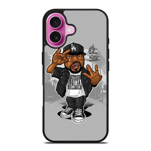 ICE CUBE CARTOON RAPPER iPhone 16 Plus Case Cover