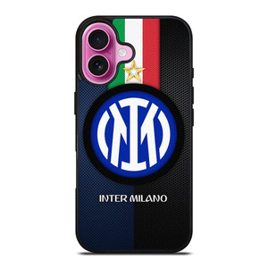 INTER MILANO CARBON LOGO iPhone 16 Plus Case Cover