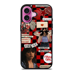 JENNA ORTEGA TARA CARPENTER SCREAM VI COLLAGE iPhone 16 Plus Case Cover JENNA ORTEGA TARA CARPENTER SCREAM VI COLLAGE iPhone 16 Plus Case Cover