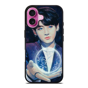 JEON JUNGKOOK ANIME ART iPhone 16 Plus Case Cover