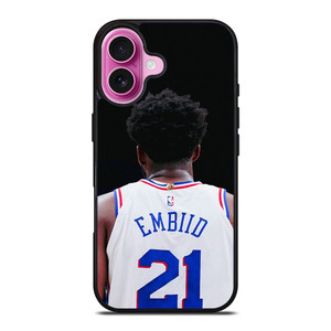 JOEL EMBIID NBA PHILADELPHIA 76ERS iPhone 16 Plus Case Cover JOEL EMBIID NBA PHILADELPHIA 76ERS iPhone 16 Plus Case Cover