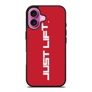 JUST LIFT FITNESS LOGO iPhone 16 Plus Case Cover