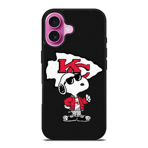 KANSAS CITY CHIEFS NFL FOOTBALL SNOOPY iPhone 16 Plus Case Cover KANSAS CITY CHIEFS NFL FOOTBALL SNOOPY iPhone 16 Plus Case Cover