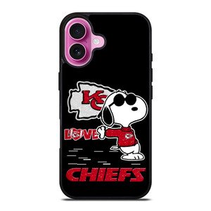 KANSAS CITY CHIEFS NFL SNOOPY iPhone 16 Plus Case Cover KANSAS CITY CHIEFS NFL SNOOPY iPhone 16 Plus Case Cover