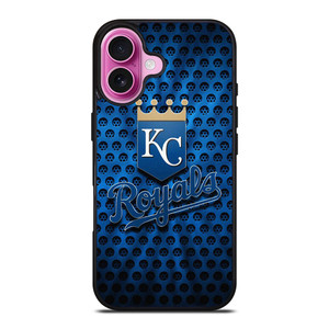 KANSAS CITY ROYALS METAL LOGO iPhone 16 Plus Case Cover