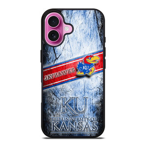 KANSAS UNIVERSITY JAYHAWKS BASKETBALL iPhone 16 Plus Case Cover