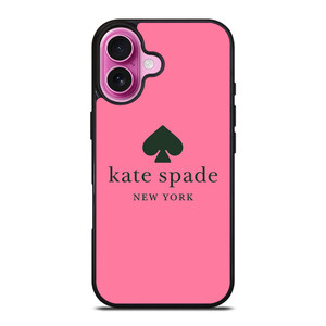 KATE SPADE NEW YORK BLACK PINK iPhone 16 Plus Case Cover KATE SPADE NEW YORK BLACK PINK iPhone 16 Plus Case Cover