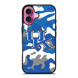 KENTUCKY WILDCATS BASKETBALL CAMO LOGO iPhone 16 Plus Case Cover