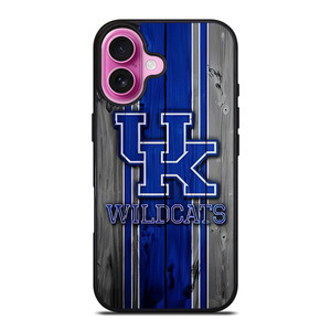 KENTUCKY WILDCATS WOODEN LOGO iPhone 16 Plus Case Cover