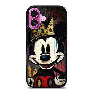 KING MICKEY MOUSE BRUSHED ART iPhone 16 Plus Case Cover