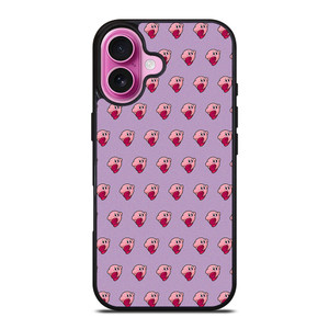 KIRBY CUTE PATTERN iPhone 16 Plus Case Cover