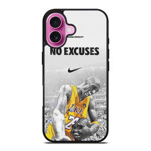KOBE BRYANT NIKE MAMBA MENTALITY iPhone 16 Plus Case Cover