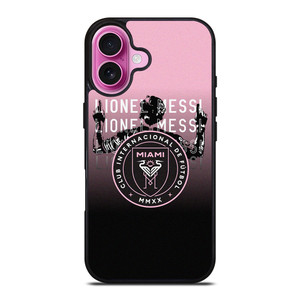 LIONEL MESSI INTER MIAMI CLUB iPhone 16 Plus Case Cover LIONEL MESSI INTER MIAMI CLUB iPhone 16 Plus Case Cover