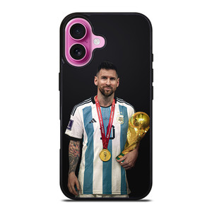 LIONEL MESSI WORLD CUP CHAMPIONS iPhone 16 Plus Case Cover LIONEL MESSI WORLD CUP CHAMPIONS iPhone 16 Plus Case Cover