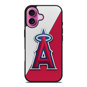 LOS ANGELES ANGELS CARBON EMBLEM iPhone 16 Plus Case Cover