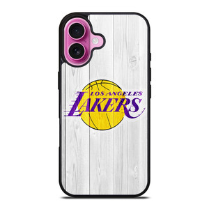 LOS ANGELES LAKERS WHITE WOOD iPhone 16 Plus Case Cover LOS ANGELES LAKERS WHITE WOOD iPhone 16 Plus Case Cover
