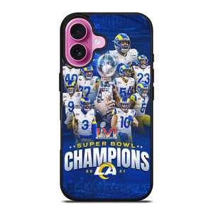 LOS ANGELES RAMS NFL CHAMPIONS 2021 iPhone 16 Plus Case Cover