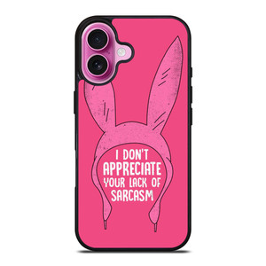 LOUISE BELCHER BOB'S BURGERS QUOTES iPhone 16 Plus Case Cover