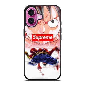 LUFFY ONE PIECE SUPREME iPhone 16 Plus Case Cover