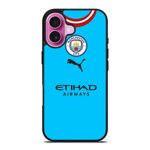 MANCHESTER CITY PUMA KIT iPhone 16 Plus Case Cover