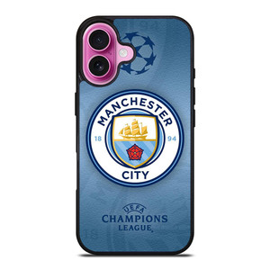 MANCHESTER CITY UEFA CHAMPIONS LEAGUE iPhone 16 Plus Case Cover
