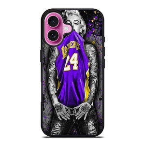 MARILYN MONROE LOS ANGELES LAKERS KOBE BRYANT iPhone 16 Plus Case Cover MARILYN MONROE LOS ANGELES LAKERS KOBE BRYANT iPhone 16 Plus Case Cover
