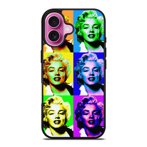 MARILYN MONROE POP ART COLLAGE iPhone 16 Plus Case Cover