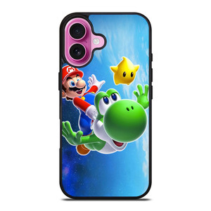 MARIO BROSS AND YOSHI GAMES iPhone 16 Plus Case Cover